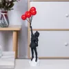 Sculptures Flying Balloon Girl Figurine Banksy Modern Art Sculpture Resin Figure Craft Decoration Collectible Figurine Ornaments Gifts