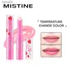 Lipstick MISTINE Pink Strawberry Temperature Color Changing Lip Balm Lipstick 240313