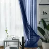 Gordijnen Gloednieuw Duurzaam Hoge kwaliteit Modern Praktisch Voor Thuis Kamer Gordijn Gordijnen Volant Drape 7 Kleuren Polyester