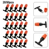 Sprinklers 50pcs Bico de irrigação de jardim Micro gotejamento ajustável Sistema de irrigação Rega Sprinklers Emissor Gotejador Rega Spray Bico