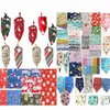 Whole 800pcs lot 2021 Christmas holiday Dog Apparel Puppy Pet bandanas Collar scarf Bow tie Cotton Most Fashionable LS092 mixe231w