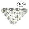 Bougeoir en plastique transparent, 100 pièces, tasse pour fournitures de temple, SH190924211Z