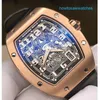 Exciting Wrist Watch Exclusive Wristwatches RM Watch RM67-01 Men's Series RM6701 Rose Gold Limited Edition Automatic Chaining Ultra Thin Wrist Watch