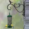 Paniers Cintre de plante en métal panier suspendu crochet de plante d'extérieur crochet de suspension mural de jardin Pots de fleurs de pelouse mangeoires à oiseaux décoration