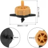 Разбрызгиватели 100/200 шт. 2л/4л/8л капельные эмиттеры с компенсацией давления регулируемые капельницы микроразъемы для капельного орошения сада и газона