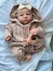 NPK 19inch Already Painted Finished Reborn Baby Doll Levi Awake born Size 3D Skin Visible Veins Collectible Art y240304