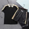 Designer T Shirt Casual Short Suit Haikyuu Polo Shirt Shorts Men toppar kläder