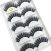 18 Style 50250 5 Pairs Natural Eyelash 3D Mink False Eyelashes Makeup Fake Eye Lashes Faux Cilios Make Up Beauty Tools 240305