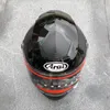 Ara I Glossy Black Dual Visors Full Face Helmet Off Road Racing Motocross Motorcykelhjälm