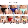 Underpants Men's Sexy Breathable Low-waist U-convex Solid Color Underwear Ultra-thin Briefs Skin-friendly Bulge Pouch