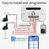 Timers TINO WiFi Smart 8Zone Sprinkler Controller Garden Watering System Programmer Home Tuya Smart Life Irrigation Timer Drip