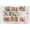 Cadre d'image d'image d'image Love Love Photo Frame affiche six images de 6 pouces