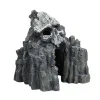 Decorations Aquatic Skull Mountain Decor Cave Rockery Ornament Resin Supplies Stone for Aquarium Decoration Hide Reptile Fish Tank Rest