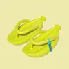 Slippers Women Funny Banana Summer Home Indoor Shower Bathroom Anti Slip Cooling Couple Flip Flops Men Wear Externally