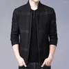 Vestes pour hommes Great Men Jacket Slim Casual Spring Coat Zip-up Mince pour le travail