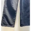 Calças masculinas versão alta Paris B Home BLCG lavadas e feitas ondas de cola velha bordadas calças sanitárias soltas masculinas e femininas calças casuais WVR9