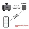 Timers Smart Doubleoutlet Garning Timer, Wi -Fi/Bluetooth Drip System nawadniający Automatyczny kontroler nawadniania