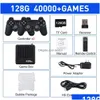 Tragbare Spielkonsolen G11 Pro Box 4K HD TV Stick Videokonsole 128G Eingebaut 40000Add Retro Games 2.4G Wireless Gamepad für Dhfuq