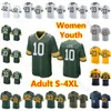 Anpassad kärlek Josh Jacobs Jersey Love Aaron Jones Romeo Doubs Devonte Wyatt Luke Musgrave Patrick Taylor Dillon Reed Toure Walker Van Ness Rodgers Favre Women Youth 4xl