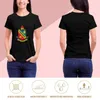 여성용 폴로 DLIFLC 로고 티셔츠 애니메이션 옷 셔츠 그래픽 티 Tshirts Women