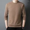 Herensweaters Comfortabel en modieus Veelzijdige casual pullover-hoodie met ronde hals