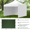 Nets Fourcorner Folding Tent Cloth Canopy Sides Panels Only Tent Gazebo Shade Sails Nets Waterproof 210D Oxford Cloth Garden Shade