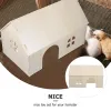 Burar Guinea Pig Maze Rabbit Toys Hamster Hut Hudout Accessories Squirrel House Nest Wood Wood Chinchilla Playground