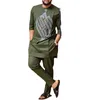 Survêtements pour hommes 2024 Dashiki robe nationale africaine haut et pantalon costume mariage dimanche prière décontracté mince