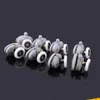 8pcs Butterfly Single Shower Door Rollers Runners Wheels Kuls