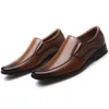 Kleidschuhe Herren Leder Klassisch Business Mode Komfort Formelle Hochzeit Männer Slip On Büro Oxford Für Luxus