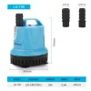 Pumps 220240V 10W Flow 600L/H Quiet Submersible Pump Aquariums Fountain Rockery Fish Pond Garden Hydroponic System Water Pump Filter