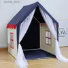 Tende giocattolo Tenda da gioco portatile per bambini Tenda per bambini Tenda Teepee Tenda per bambini Enfant Rosa Blu Casa da gioco per bambini Giocattolo da esterno per interni Casa della principessa L240313