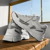Men's Running Shoes Mesh Breathable Sports and Grey Shoe Dark Grey Sky Ivory Dexun Shoes Original Across the Spider Casual Shoes