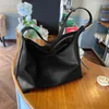 Kvällspåsar Stylish Leather Hobo Purse Plånbok Travelpåse Kvinnor axelväska hand