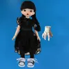 Mode 1/6 BJD Doll Black Braid 30cm Doll Multipel Joint Mobility Girls Kids Doll Toy Gift 240308