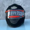 ARA I casque intégral noir mat à double visière casque de moto de course hors route Motocross