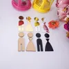 3D Acrylic Mirror Wooden Wedding Party Decoration Toilet Door Sign Bathroom WC Modern Style Wall Sticker Home Decor 240301