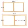 Frame Drop Verzending Houten Canvas Frame Fotolijst voor Muur Decor Schilderen 70x140 cm 100x200 cm Grote Maat Diy Poster Fotolijst