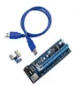 VER 007 PCIe PCIE PCI Express 1x tot 16x Riser Card USB 30 Datakabel SATA naar 6Pin IDE Molex Voedinga358697945