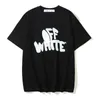 Мужские футболки Модные роскошные предложения Дизайнерские рубашки для женщин Женские свободные футболки Топы Мужские повседневные уличные рубашки с граффити Sweatshirtoff Футболки Offs White Summer Te Zjc9