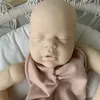 22inch Yeniden doğmuş bebek kiti Alexis uyuyan kız kız boyasız diy parçaları 240304