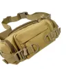 Tassen Tactische Borsttassen 600D Waterdicht Oxford Herenriem Heuptasje Schoudertas Messenger Bag Grote capaciteit Reizen Stad Joggingtassen