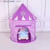 Tendas de brinquedo Tendas de brinquedo Tenda interna para crianças Tenda Play House Princesa Castelo Playhouse Play Tent Pequena Casa Childrens Sleeping House Q231220 L240313