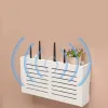 Mülleimer Neue Wireless WiFi Router Aufbewahrungsbox Wohnzimmer Sockel WiFi Dekoration Wallmounted TV Settop Rack Rack Kabel Stromversorger