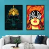 Calligraphy pearl jam Singer Decorative Canvas Posters Room Bar Cafe Decor Gift Print Art Wall Paintings