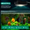 Oświetlenie Lanienie Aquarium LED Light 4 kanały 30 W świeżej lampy wodnej Pixie 30 z uchwytem lampy akwariowej Light Light