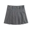 TAOP ZA 2024 OR Spring Product Womens Fashion Discal Fine Stripe Suit Coat High Weist Aline Half Skirt Set 240309