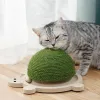 スクラッチャーサイサルキャットツリータワーキャットスクラッチボールおもちゃ子猫クライミングフレーム