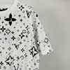 ファッションメンズTシャツ女性TシャツLuxurysデザイナーTシャツ黒と白のドットプリントティーメンカジュアルショートストリート高品質プラスサイズトップXS-L