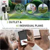 Contrôle Diivoo WiFi Water Timer 1/2/3 Zone Smart Irrigation Irrigation Water Valve Sprinkler Irrigation Controller Garden Automatic Watering System